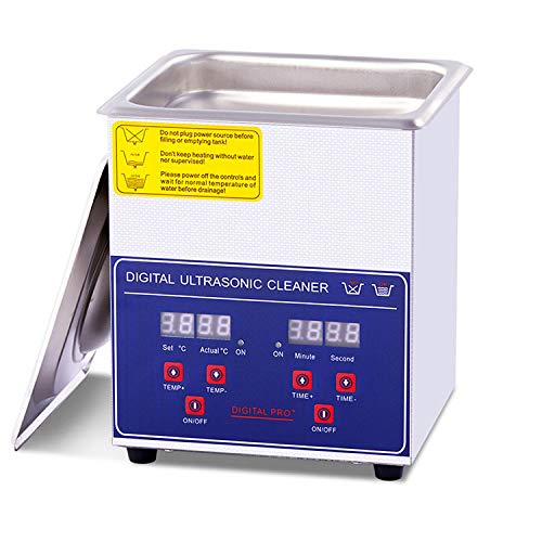 Verilux® 1.3L Ultrasonic Cleaner with Digital Timer and Heater, Professional 40kHz Retainer Denture and Jewelry Cleaner, Home Ultrasonic Cavitation Machine for Glasses Watches Verilux® 1.3L Ultrasonic Cleaner with Digital Timer and Heater, Professional 40kHz Retainer Denture and Jewelry Cleaner, Home Ultrasonic Cavitation Machine for Glasses Watches